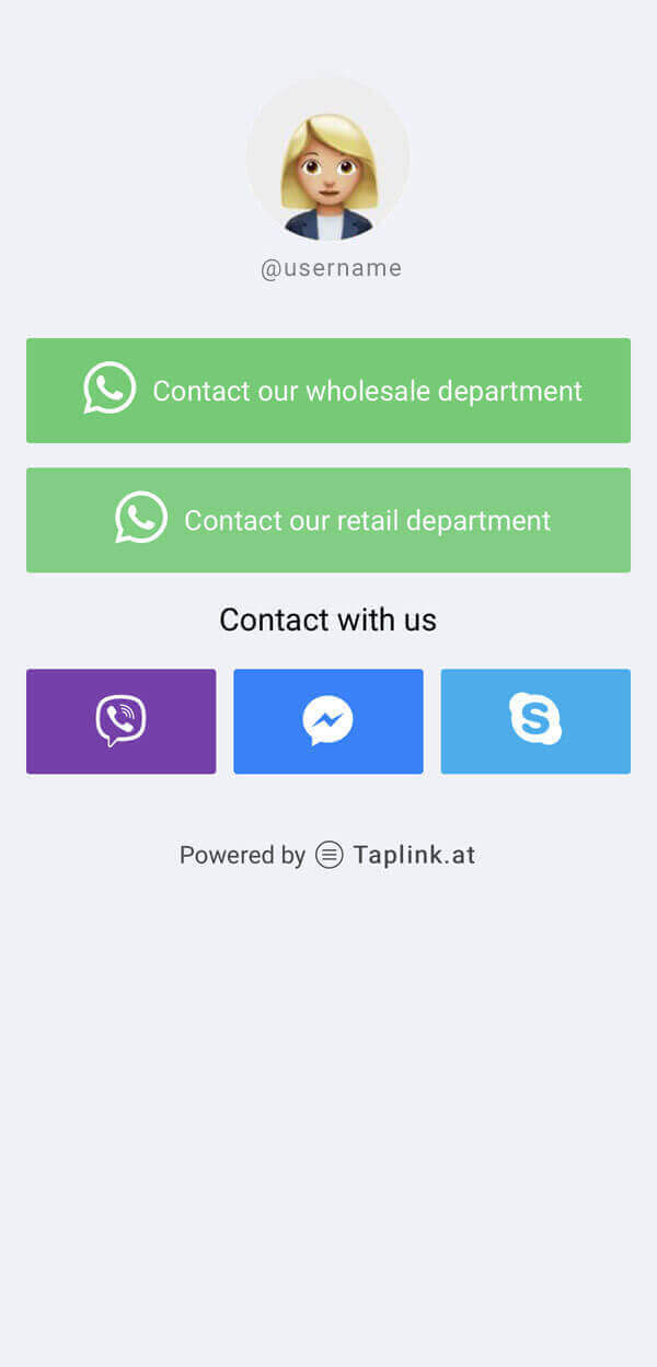 Taplink: Online messaging